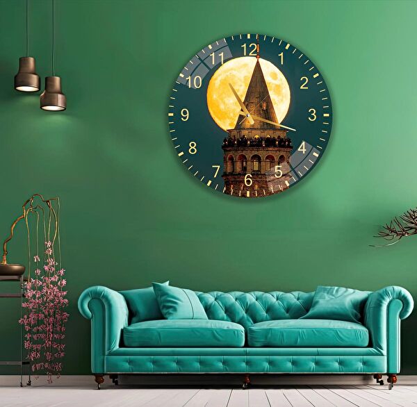 EMYA HOME Dekoratif Duvar Saati