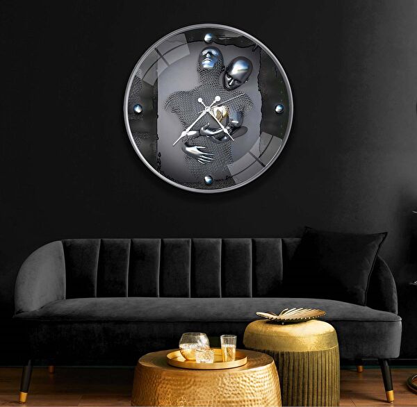 EMYA HOME Dekoratif Duvar Saati