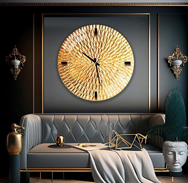 EMYA HOME Dekoratif Duvar Saati