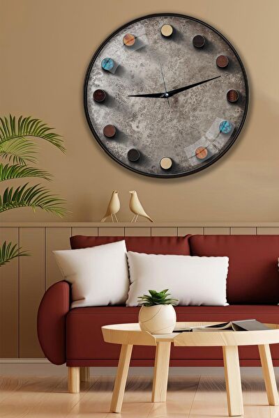 EMYA HOME Dekoratif Duvar Saati