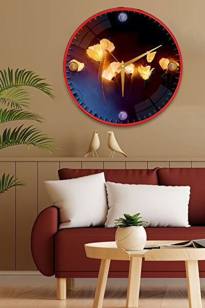 EMYA HOME Dekoratif Duvar Saati