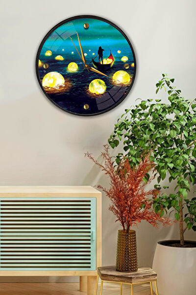 EMYA HOME Dekoratif Duvar Saati