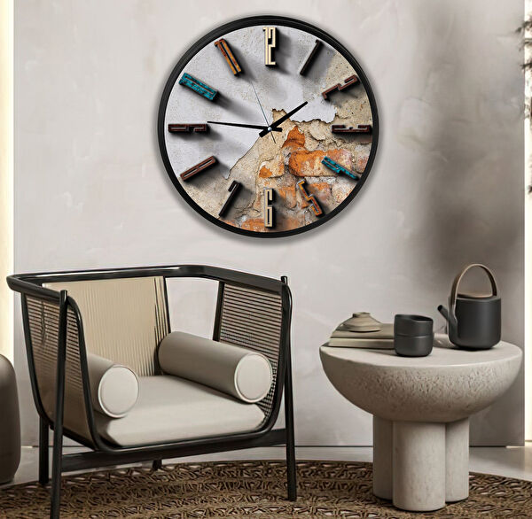EMYA HOME Dekoratif Duvar Saati
