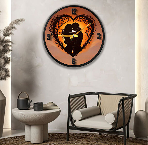 EMYA HOME Dekoratif Duvar Saati