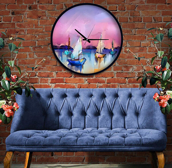 EMYA HOME Dekoratif Duvar Saati