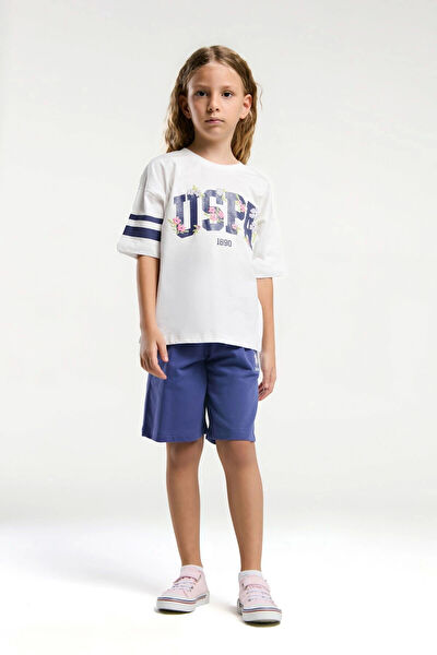 U.S. Polo Assn. Kız Çocuk Şort, Bermuda, Kapri