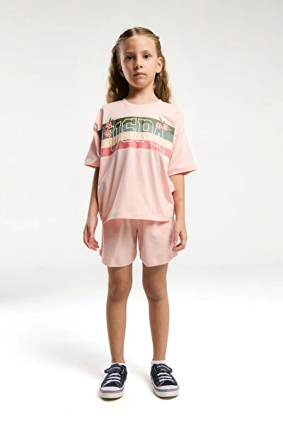 U.S. Polo Assn. Kız Çocuk Şort, Bermuda, Kapri