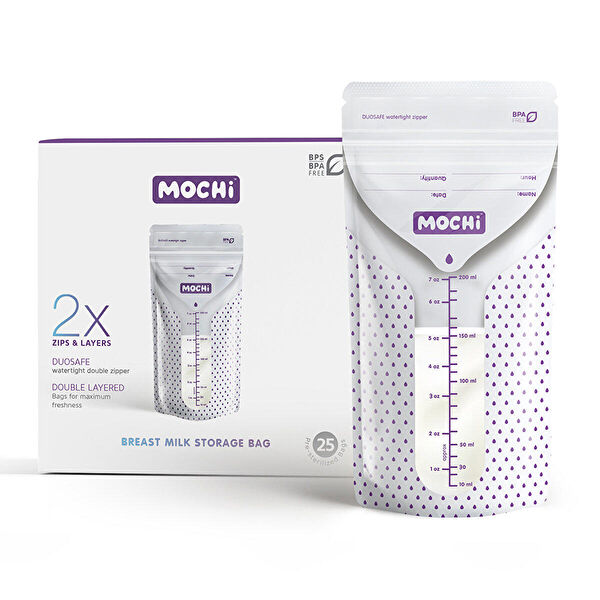 Mochi Süt Saklama Poşeti, Kabı