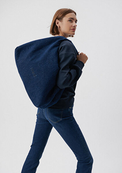 Mavi Kadın Omuz Çantası