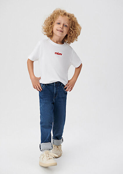 Mavi Erkek Çocuk Tişört