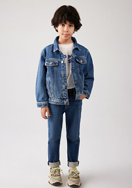 Mavi Erkek Çocuk Ceket