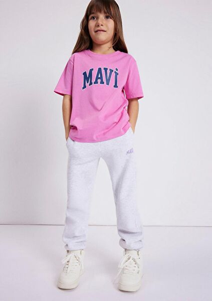 Mavi Kız Çocuk Tişört