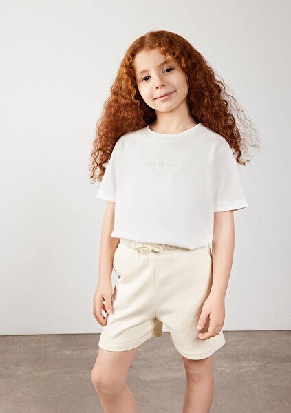 Mavi Kız Çocuk Tişört