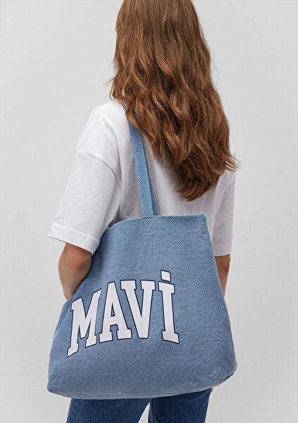 Mavi Kadın Omuz Çantası