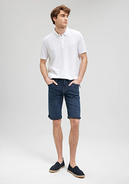 Mavi Erkek Şort, Bermuda, Kapri