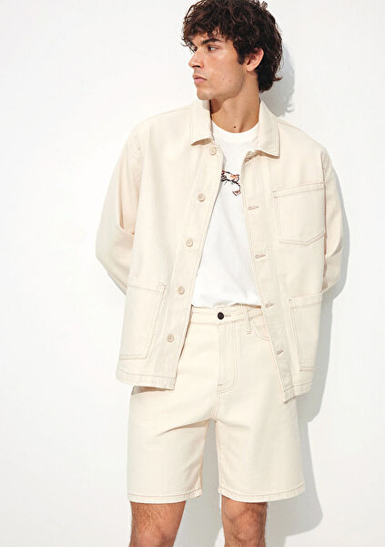 Mavi Erkek Şort, Bermuda, Kapri