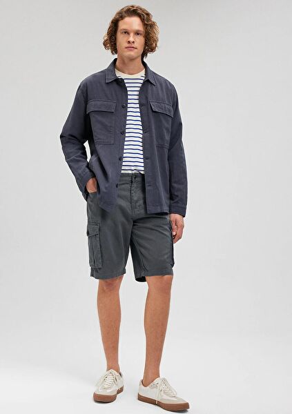 Mavi Erkek Şort, Bermuda, Kapri