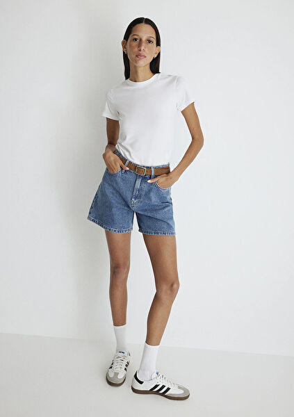 Mavi Kadın Şort, Bermuda, Kapri