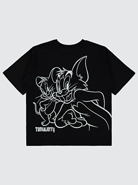 Tom And Jerry Kız Çocuk Tişört