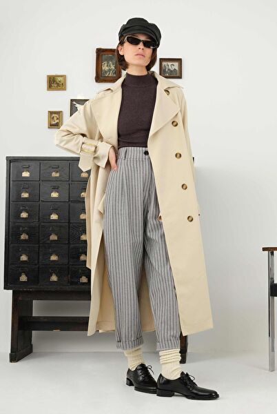 HE-QA Tesettür Trençkot, Yağmurluk