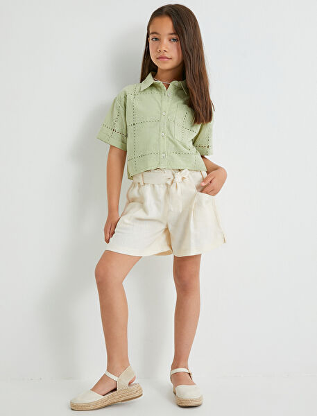Koton Kız Çocuk Şort, Bermuda, Kapri