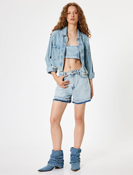 Koton Kadın Şort, Bermuda, Kapri