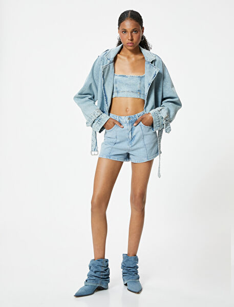 Koton Kadın Şort, Bermuda, Kapri