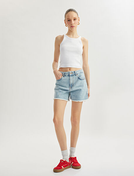 Koton Kadın Şort, Bermuda, Kapri