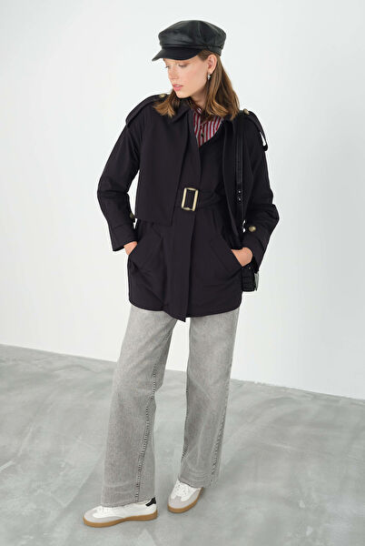 HE-QA Tesettür Trençkot, Yağmurluk