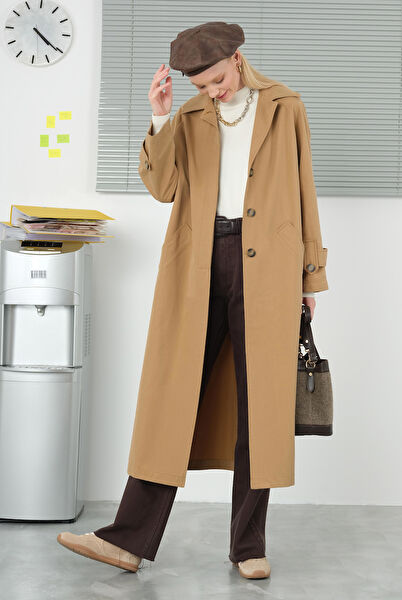 HE-QA Tesettür Trençkot, Yağmurluk