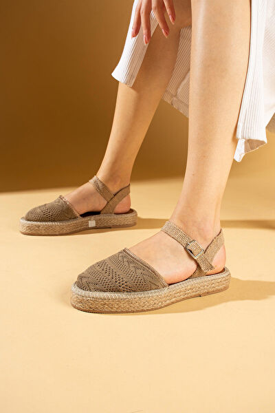 Pembe Potin Kadın Sandalet