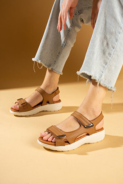 Pembe Potin Kadın Sandalet