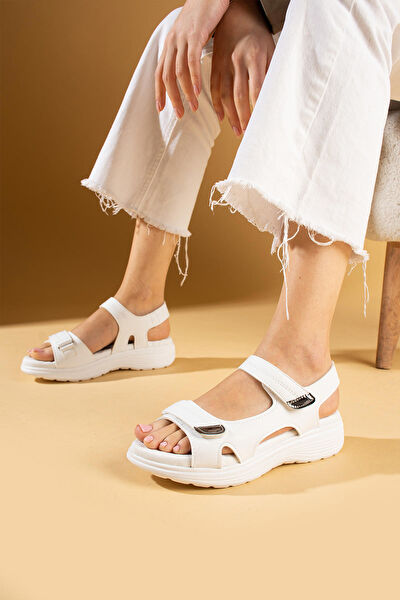 Pembe Potin Kadın Sandalet