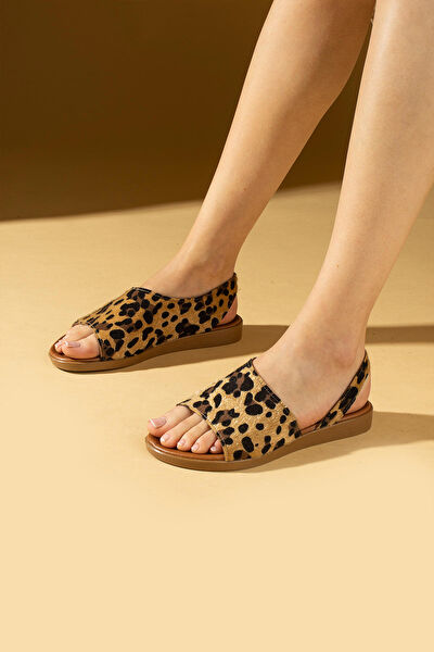 Pembe Potin Kadın Sandalet