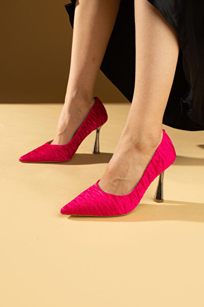 Pembe Potin Abiye Ayakkabı