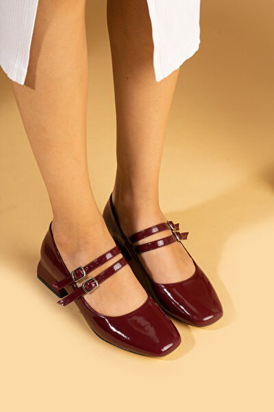 Pembe Potin Abiye Ayakkabı