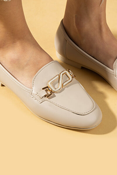 Pembe Potin Kadın Babet Ayakkabı