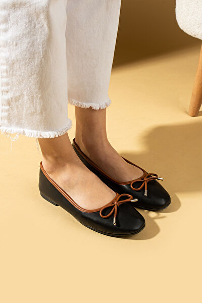 Pembe Potin Kadın Babet Ayakkabı