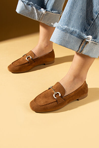 Pembe Potin Kadın Babet Ayakkabı