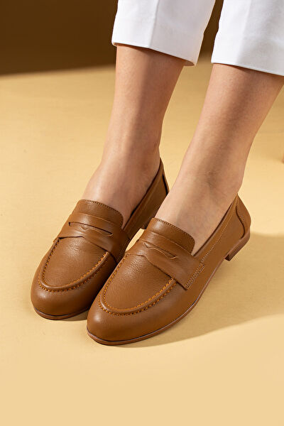 Pembe Potin Kadın Babet Ayakkabı