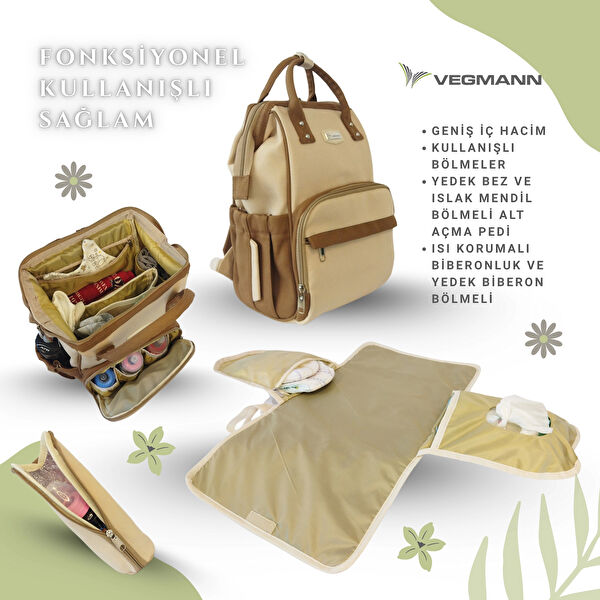 Vegmann Bebek Bakım Çantası