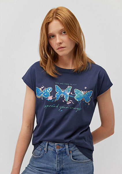 Mavi Kadın Tişört