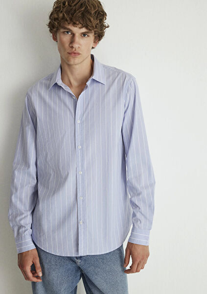 Mavi Erkek Gömlek