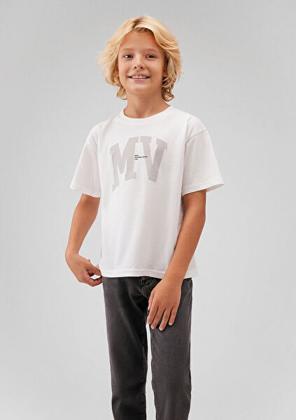 Mavi Erkek Çocuk Tişört