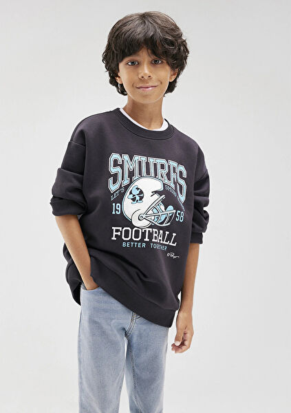 Mavi Erkek Çocuk Sweatshirt