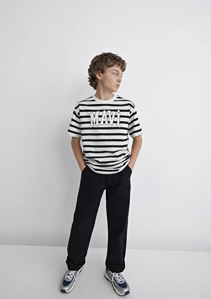 Mavi Erkek Çocuk Tişört