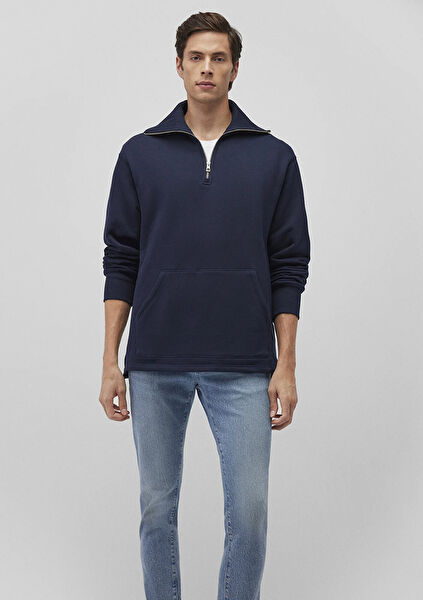 Mavi Erkek Sweatshirt