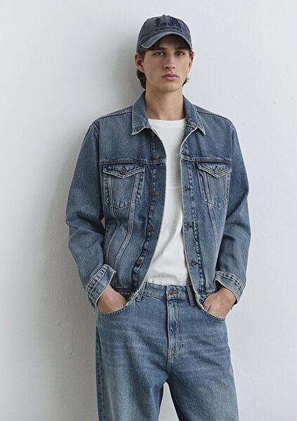 Mavi Erkek Mont, Kaban