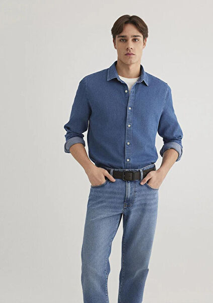 Mavi Erkek Gömlek