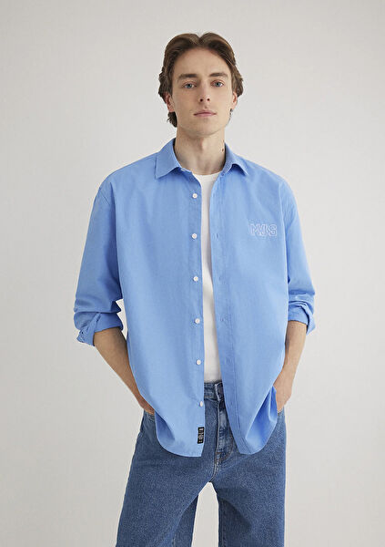 Mavi Erkek Gömlek